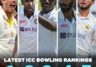 ಐಸಿಸಿ ಟೆಸ್ಟ್​ ರ‍್ಯಾಂಕಿಂಗ್: ಟಾಪ್ 5ರಲ್ಲಿ ಬುಮ್ರಾ- ಕೊಹ್ಲಿಗೆ ಹಿನ್ನಡೆ