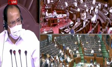 ರಾಜ್ಯಸಭೆಯಲ್ಲಿ ಕೋಲಾಹಲ ಎಬ್ಬಿಸಿದ 8 ಸದಸ್ಯರ ಅಮಾನತು