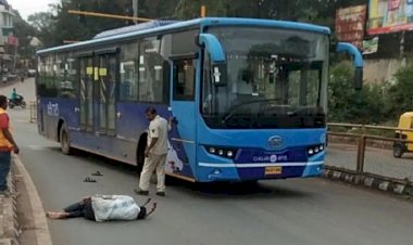 ಧಾರವಾಡ: ಪಾದಚಾರಿಗೆ ಗುದ್ದಿದ ಚಿಗರಿ