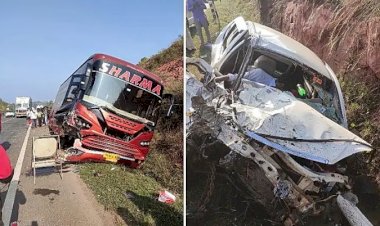 ಹುಬ್ಬಳ್ಳಿ ಹೊರವಲಯದಲ್ಲಿ ಭೀಕರ ರಸ್ತೆ ಅಪಘಾತ: ಚಾಲಕ ಸಾವು, ಐವರಿಗೆ ಗಂಭೀರ ಗಾಯ