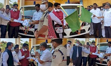 ಜಿಲ್ಲಾಧಿಕಾರಿಗಳ ಮೂಲಕ ತಾಲೂಕು ಆರೋಗ್ಯ ಕೇಂದ್ರಕ್ಕೆ ಆಂಬ್ಯುಲೆನ್ಸ್ ಹಸ್ತಾಂತರ