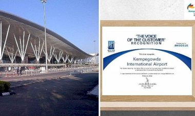 ಕೆಂಪೇಗೌಡ ಅಂತಾರಾಷ್ಟ್ರೀಯ ವಿಮಾನ ನಿಲ್ದಾಣಕ್ಕೆ ಎಸಿಐನ ವಾಯ್ಸ್ ಆಫ್ ದಿ ಕಸ್ಟಮರ್ ಮಾನ್ಯತೆ