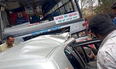 ಬ್ರೇಕಿಂಗ್ : ರಾಜ್ಯದಲ್ಲಿ ಮತ್ತೊಂದು ಭೀಕರ ಅಪಘಾತ : ನಾಲ್ವರು ದುರ್ಮರಣ