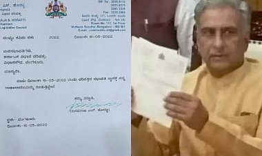 ವಿಧಾನ ಪರಿಷತ್ ಸಭಾಪತಿ ಸ್ಥಾನಕ್ಕೆ ಬಸವರಾಜ ಹೊರಟ್ಟಿ ರಾಜೀನಾಮೆ