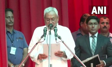 8 ನೇ ಬಾರಿ ಬಿಹಾರದ ಮುಖ್ಯಮಂತ್ರಿಯಾಗಿ ನಿತೀಶ್ ಪ್ರಮಾಣ ವಚನ