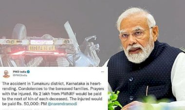 ತುಮಕೂರು ಭೀಕರ ಅಪಘಾತದಲ್ಲಿ 9 ಪ್ರಯಾಣಿಕರು ಸಾವು; ಪ್ರಧಾನಿ ಮೋದಿಯಿಂದ ಸಂತಾಪ, ಪರಿಹಾರ ಘೋಷಣೆ