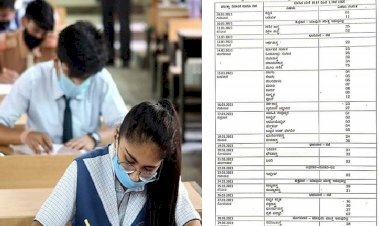 ದ್ವಿತೀಯ ಪಿಯುಸಿ ಅಂತಿಮ ವೇಳಾಪಟ್ಟಿ‌ ಪ್ರಕಟ: ಯಾವ ದಿನ ಯಾವ ಪರೀಕ್ಷೆ?- ಇಲ್ಲಿದೆ ಮಾಹಿತಿ