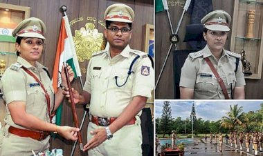 ದಾವಣಗೆರೆ: ನೂತನ ಎಸ್ಪಿ ಉಮಾ ಪ್ರಶಾಂತ್ ಅಧಿಕಾರ ಸ್ವೀಕಾರ