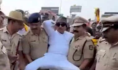 ಬೆಂಗಳೂರು: ಕಾವೇರಿ ಕಿಚ್ಚು - ತಮಿಳುನಾಡಿನತ್ತ ಹೊರಟಿದ್ದ ವಾಟಾಳ್, ಸಾ.ರಾ.ಗೋವಿಂದ ಸೇರಿ ಹೋರಾಟಗಾರರು ಅರೆಸ್ಟ್