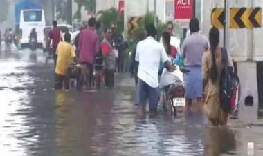 ತಮಿಳುನಾಡಿನಲ್ಲಿ ಭಾರೀ ಮಳೆ: ನಿರಂತರ ವರ್ಷಧಾರೆಯಿಂದ 4 ಜಿಲ್ಲೆಗಳಲ್ಲಿ ಪ್ರವಾಹ ಪರಿಸ್ಥಿತಿ