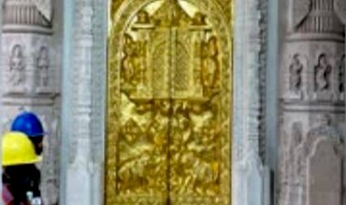 ಬಂಗಾರಮಯ ಶ್ರೀರಾಮ ಮಂದಿರ!- 42 ದ್ವಾರಗಳಿಗೆ ಸ್ವರ್ಣ ಲೇಪನ, 100 ಕೆಜಿ ಚಿನ್ನ ಬಳಕೆ