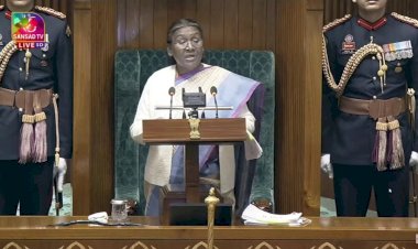 ಬಜೆಟ್ ಅಧಿವೇಶನ ಆರಂಭ | ನೂತನ ಸಂಸತ್ನಲ್ಲಿ ಮೊದಲ ಭಾಷಣಗೈದ ರಾಷ್ಟ್ರಪತಿ ದ್ರೌಪದಿ ಮುರ್ಮು