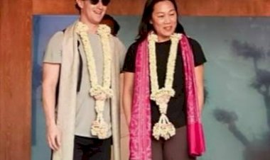 ಅಂಬಾನಿ ಪುತ್ರನ ವಿವಾಹಪೂರ್ವ ಸಮಾರಂಭಕ್ಕೆ ಪತ್ನಿಯೊಂದಿಗೆ ಬಂದ ಮಾರ್ಕ್ ಜುಕರ್‌ಬರ್ಗ್