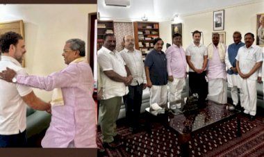 ಪ್ರತಿಪಕ್ಷ ನಾಯಕರಾಗಿ ಆಯ್ಕೆಯಾದ ರಾಹುಲ್ ಗಾಂಧಿಗೆ ಸಿಎಂ ಅಭಿನಂದನೆ