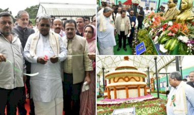 ಬೆಂಗಳೂರು: 216ನೇ ಫಲಪುಷ್ಪ ಪ್ರದರ್ಶನಕ್ಕೆ ಸಿಎಂ ಸಿದ್ದರಾಮಯ್ಯರಿಂದ ಅಧಿಕೃತವಾಗಿ ಚಾಲನೆ