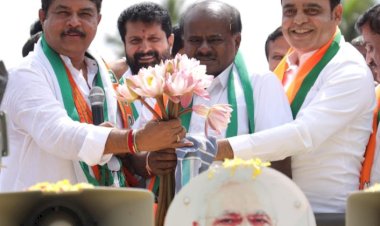 ಚನ್ನಪಟ್ಟಣ ಬೈ ಎಲೆಕ್ಷನ್ : HDK ಜೊತೆ ಬಿಜೆಪಿ ನಾಯಕರಿಂದ ನಿಖಿಲ್ ಪರ ಮತಯಾಚನೆ