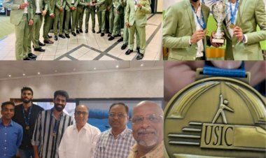 ಹುಬ್ಬಳ್ಳಿ: ವಿಶ್ವ ವಾಲಿಬಾಲ್ ಪಂದ್ಯದಲ್ಲಿ ಭಾರತೀಯ ರೈಲ್ವೆ ಸಾಧನೆ - ದಾಖಲೆಗೆ ಸಾಕ್ಷಿಯಾದ ನೈರುತ್ಯ ರೈಲ್ವೆ ಸಾಧಕರು