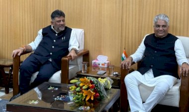 ನವದೆಹಲಿ : ''ಕಳಸಾ ಬಂಡೂರಿ ಯೋಜನೆಗೆ ಅನುಮತಿ ನೀಡಿ'' - ಕೇಂದ್ರದ ಅರಣ್ಯ ಸಚಿವರಿಗೆ ಡಿಸಿಎಂ ಡಿಕೆಶಿ ಮನವಿ