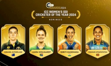 ಐಸಿಸಿ ವರ್ಷದ ODI ಮಹಿಳಾ ಕ್ರಿಕೆಟರ್ ಪ್ರಶಸ್ತಿಗೆ ಸ್ಮೃತಿ ಮಂಧಾನ ಸೇರಿ ನಾಲ್ವರ ನಾಮನಿರ್ದೇಶನ