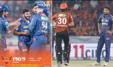 IPL 2025: ಹೆಡ್ ಫಿಫ್ಟಿ ಮಿಸ್‌, ಅನಿಕೇತ್, ರೆಡ್ಡಿ ಅಬ್ಬರ - ಲಕ್ನೋಗೆ 191 ರನ್‌ಗಳ ಗುರಿ ನೀಡಿದ ಹೈದರಾಬಾದ್