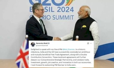 ಭಾರತ-ಬ್ರಿಟನ್ ಮಧ್ಯೆ ಮುಕ್ತ ವ್ಯಾಪಾರ ಒಪ್ಪಂದ: ಪ್ರಧಾನಿ ಮೋದಿ ಘೋಷಣೆ