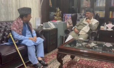 ಡಿಸಿಎಂ ಡಿಕೆಶಿ ಭೇಟಿಯಾದ ಕಾಶ್ಮೀರ ವಿಧಾನಸಭೆ ಸ್ಪೀಕರ್ ಅಬ್ದುಲ್ ರಹೀಮ್ ರಾಥೇರ್