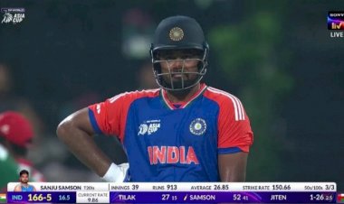 ಅಂತರರಾಷ್ಟ್ರೀಯ ಟಿ20 ಕ್ರಿಕೆಟ್‌ನಲ್ಲಿ ತಮ್ಮ ಅತ್ಯಂತ ನಿಧಾನಗತಿಯ ಅರ್ಧಶತಕ ದಾಖಲಿಸಿದ ಸಂಜು ಸ್ಯಾಮ್ಸನ್