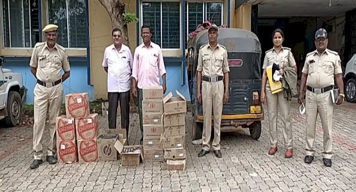 ಹುಬ್ಬಳ್ಳಿ: ಅಬಕಾರಿ ಇಲಾಖೆ ಕಾರ್ಯಾಚರಣೆ: ಲಕ್ಷಾಂತರ ರೂ. ಮೌಲ್ಯದ ಮದ್ಯ ಬಿಟ್ಟು ಆರೋಪಿತರು ಎಸ್ಕೇಪ್