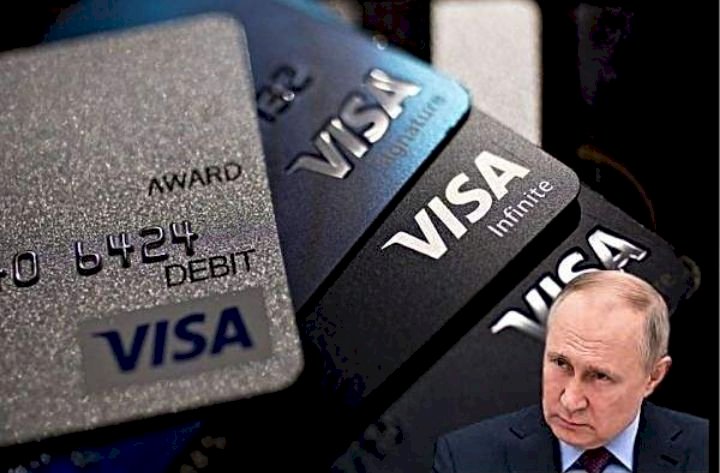 ರಷ್ಯಾ ದೇಶಕ್ಕೆ ಬಿಗ್ ಶಾಕ್-ವೀಸಾ-ಮಾಸ್ಟರ್ ಕಾರ್ಡ್ ಸೇವೆ ರದ್ದು !