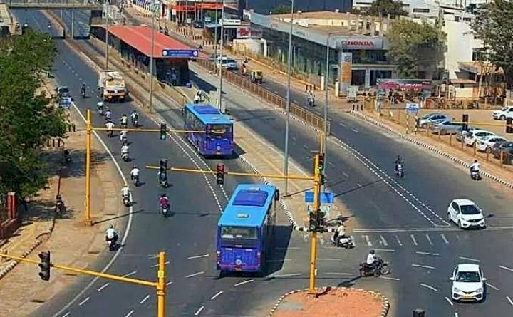 ಬಿಆರ್‌ಟಿಎಸ್ ಯೋಜನೆ: ಫುಟಪಾತ್ ಆಕ್ರಮಿಸಿಕೊಂಡವರಿಗೆ ನೋಟಿಸ್