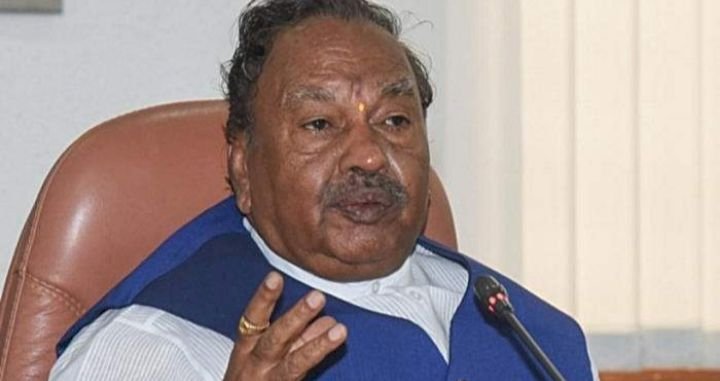 ನನ್ನ ರಾಜೀನಾಮೆ ಪ್ರಶ್ನೆಯೇ ಉದ್ಭವಿಸುವುದಿಲ್ಲ: ಸಚಿವ ಈಶ್ವರಪ್ಪ ಸ್ಪಷ್ಟನೆ