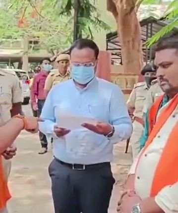 ಧಾರವಾಡ: 15 ದಿನಗಳೊಳಗೆ ಧ್ವನಿ ವರ್ಧಕ ತೆರವುಗೊಳಿಸಲು ಶ್ರೀರಾಮ ಸೇನೆ ಒತ್ತಾಯ