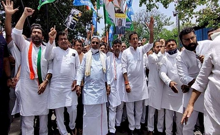 CM ಮನೆ ಮುತ್ತಿಗೆ ಯತ್ನ: 36 ಕಾಂಗ್ರೆಸ್‌ ಮುಖಂಡರ ವಿರುದ್ಧ FIR ದಾಖಲು !