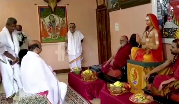 ಶೃಂಗೇರಿ: ಶಾರದಾಂಬೆಯ ದರ್ಶನ ಪಡೆದ ಸಿಎಂ