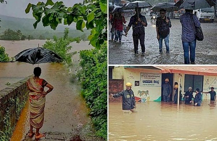 ರಾಜ್ಯದಲ್ಲಿ ಇನ್ನೂ 3 ದಿನ ಮಳೆ ಸಾಧ್ಯತೆ.!- ಕರಾವಳಿ ಭಾಗದಲ್ಲಿ ರೆಡ್​ ಅಲರ್ಟ್​ ಘೋಷಣೆ