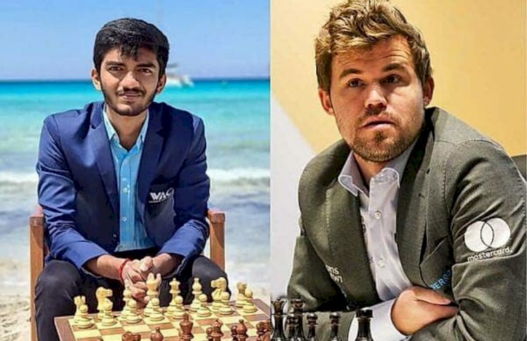 ವಿಶ್ವ ಚೆಸ್ ಚಾಂಪಿಯನ್ ಕಾರ್ಲ್‌ಸನ್‌ರನ್ನ ಸೋಲಿಸಿ ಇತಿಹಾಸ ಸೃಷ್ಟಿಸಿದ ಭಾರತದ ಗ್ರ್ಯಾಂಡ್‍ ಮಾಸ್ಟರ್