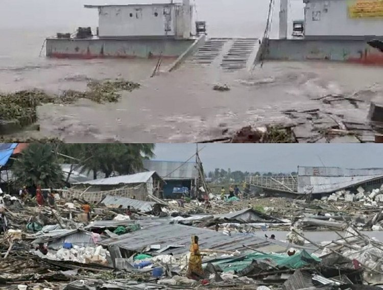 ಬಾಂಗ್ಲಾದಲ್ಲಿ ಸೈಕ್ಲೋನ್​ ಅಬ್ಬರ, ಈಶಾನ್ಯ ರಾಜ್ಯಗಳಲ್ಲಿ ಹೈ ಅಲರ್ಟ್