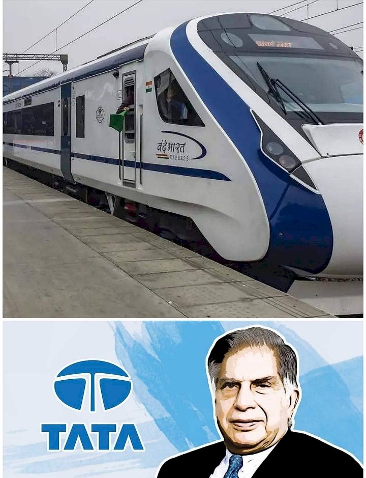 ವಂದೇ ಭಾರತ್ ರೈಲಿನ ಮೇಲೆ ಟಾಟಾ ಹೆಸರು - ರೈಲು ನಿರ್ಮಾಣ ಕಾರ್ಯಕ್ಕೆ ಟಾಟಾ ಗ್ರೂಪ್ ಎಂಟ್ರಿ