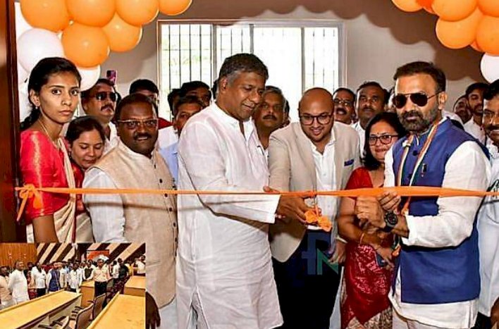 ಜಿಲ್ಲಾ ಪಂಚಾಯತ್ ನವೀಕರಿಸಿದ ಸಭಾಭವನ ಉದ್ಘಾಟಿಸಿದ ಸಂತೋಷ ಲಾಡ್