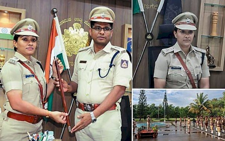 ದಾವಣಗೆರೆ: ನೂತನ ಎಸ್ಪಿ ಉಮಾ ಪ್ರಶಾಂತ್ ಅಧಿಕಾರ ಸ್ವೀಕಾರ