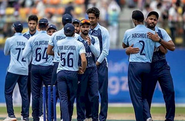 ಏಷ್ಯನ್ ಗೇಮ್ಸ್: ಪುರುಷರ ಕ್ರಿಕೆಟ್ ಪಂದ್ಯದಲ್ಲಿ ನೇಪಾಳದ ವಿರುದ್ಧ ಗೆದ್ದು ಸೆಮಿಫೈನಲ್ ತಲುಪಿದ ಭಾರತ