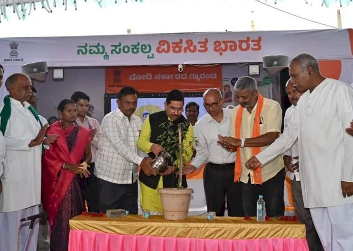 ಅಣ್ಣಿಗೇರಿ: ವಿಕಸಿತ ಭಾರತ ಸಂಕಲ್ಪ ಯಾತ್ರೆ