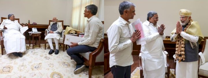 ಶೀಘ್ರವೇ ರಾಜ್ಯಕ್ಕೆ 18,177 ಕೋಟಿ ಬರ ಪರಿಹಾರ ನೀಡುವಂತೆ ಪ್ರಧಾನಿಗೆ ಮನವಿ ಮಾಡಿದ ಸಿಎಂ