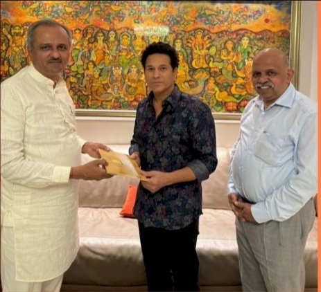 ರಾಮಮಂದಿರ ಉದ್ಘಾಟನೆಯಲ್ಲಿ ಪಾಲ್ಗೊಳ್ಳಲು ಸಚಿನ್ ತೆಂಡೂಲ್ಕರ್‌ಗೆ ಆಹ್ವಾನ