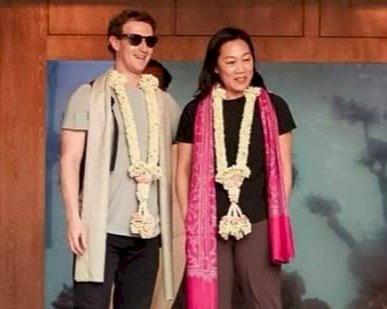 ಅಂಬಾನಿ ಪುತ್ರನ ವಿವಾಹಪೂರ್ವ ಸಮಾರಂಭಕ್ಕೆ ಪತ್ನಿಯೊಂದಿಗೆ ಬಂದ ಮಾರ್ಕ್ ಜುಕರ್‌ಬರ್ಗ್