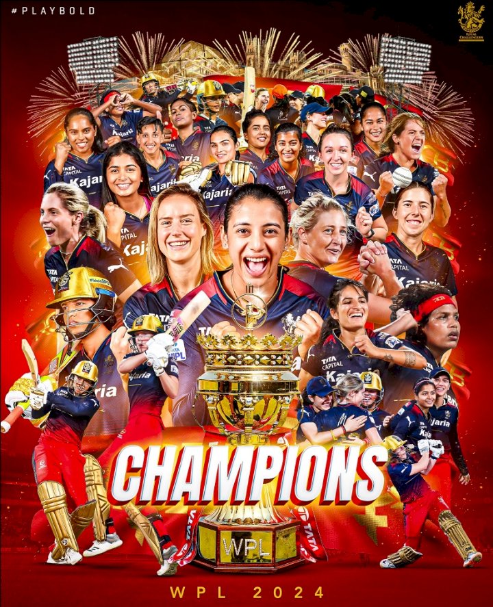 WPL 2024 Final: ಮತ್ತೆ ಕೈ ಹಿಡಿದ ಎಲ್ಲಿಸ್ ಪೆರ್ರಿ - ಡೆಲ್ಲಿ ವಿರುದ್ಧ ಗೆದ್ದು ಟ್ರೋಫಿಗೆ ಮುತ್ತಿಕ್ಕಿದ ಆರ್ ಸಿಬಿ