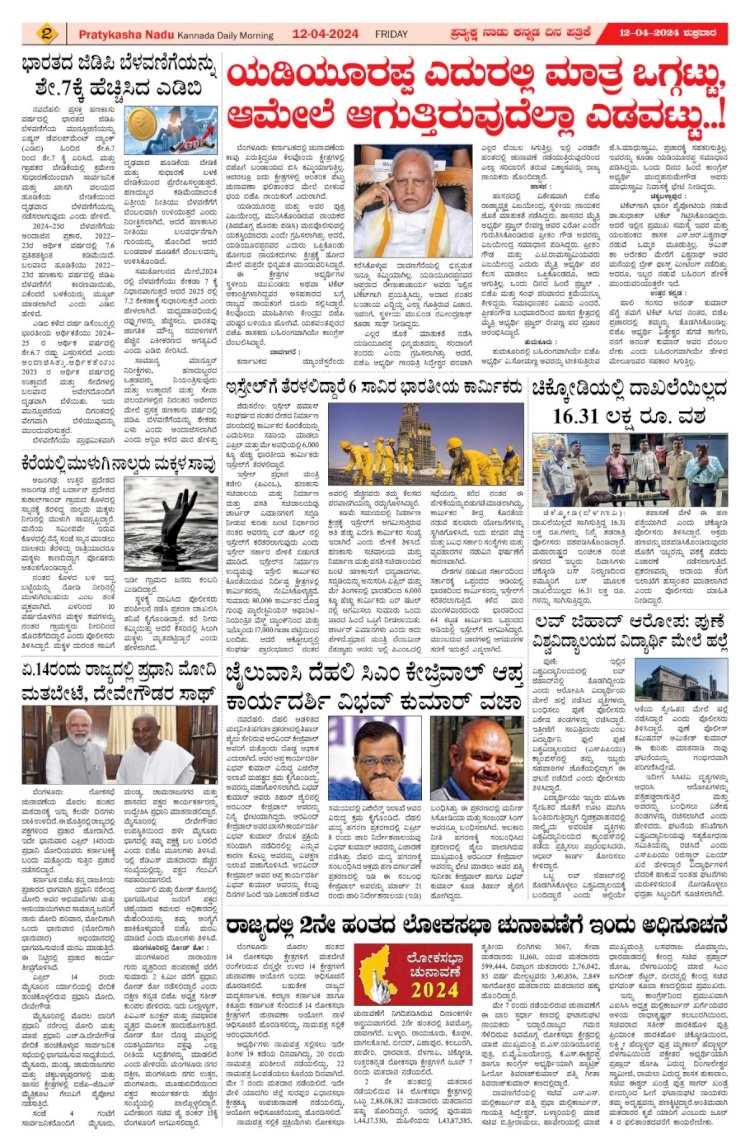 Pratyaksha Nadu E-Paper 12-04-2024