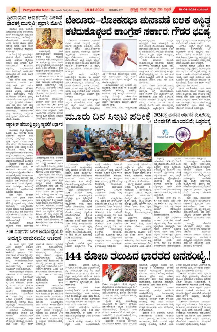 Pratyaksha Nadu E-Paper 18-04-2024