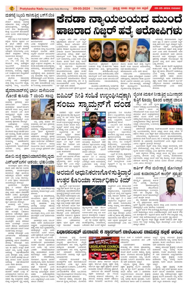 Pratyaksha Nadu E-Paper 09-05-2024