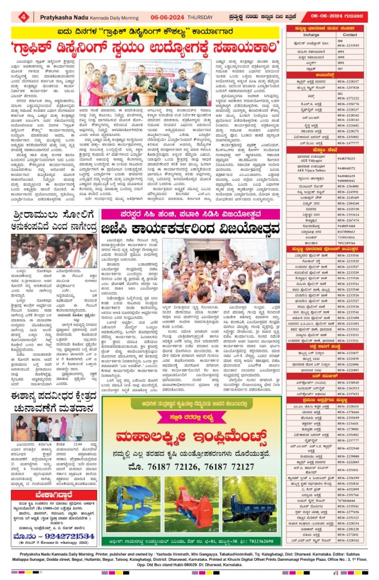 Pratyaksha Nadu E-Paper 06-06-2024